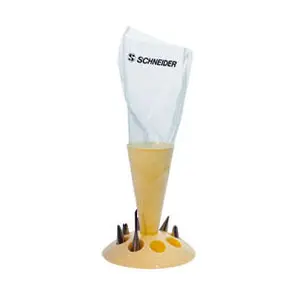 Spritzbeutel Absetzständer Ø19,5cm PP elfenbein 