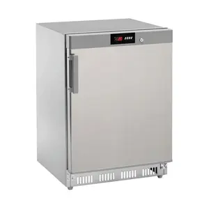 Tiefkühlschrank, Edelstahl, 130l 60,0 x 61,5 x 87,0 230 V / 0,185 kW Cookmax orange