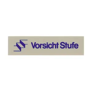 Wortschild VORSICHT STUFE Contacto