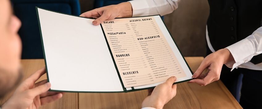 Restaurant-Speisekarte