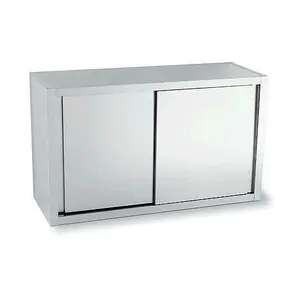 Wandhängeschrank m. Schiebetüren 1200x400x650mm Cookmax black