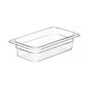 Behälter KU GN 1/4-65 durchsichtig Polycarbonat Cookmax black
