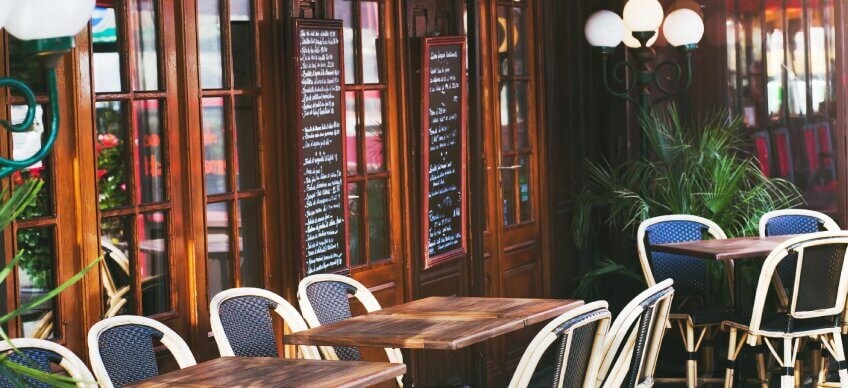 Tafeln für Gastronomie