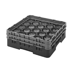 Gläserkorb 20 Fächer Glas max. Ø 9,84 cm Cookmax black