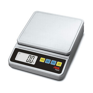Elektronische Kompaktwaage b. 5 kg Netz- und Akkubetrieb Cookmax black