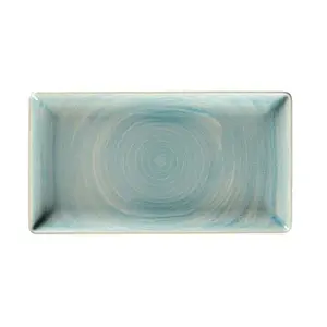 Teller rechteckig 33,5x18,1cm Rakstone Spot saphire RAK