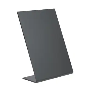 Aufsteller A6 schwarz Acryl 3er Pack 
