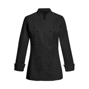 Damen-Kochjacke Gr.L schwarz Cuisine Basic 65%PES 35%CO Greiff since 1902