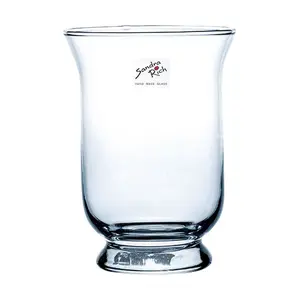 Vase Ø13,5cm H: 19cm Hurricane Glas 