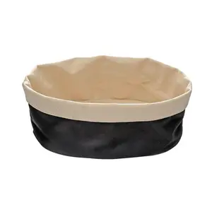 Brottasche beige schwarz 25 x 18 cm, H: 9 cm Assheuer & Pott