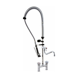 Zweigriff-Geschirrbrause erhöht BxHxT: 202x11107x602cm Cookmax black