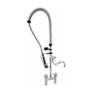 Zweigriff-Geschirrbrause erhöht BxHxT: 202x11107x602cm Cookmax black