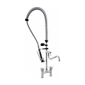 Zweigriff-Geschirrbrause erhöht BxHxT: 202x11107x602cm Cookmax black