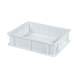 Transportbox PE weiss stapelbar Maße:400x300x100mm Cookmax black