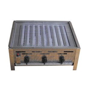 Profi-Gasgrill 3 flammig mit Rost Cookmax black