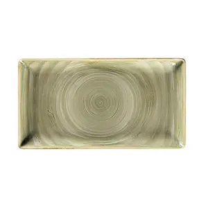 Teller rechteckig 33,5x18,1cm Rakstone Spot emerald RAK