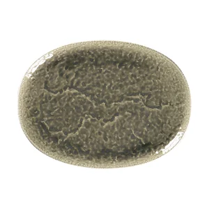 Platte coup 32x24cm oval Rakstone Krush grey RAK