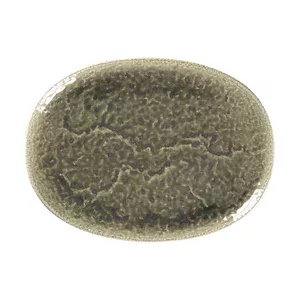 Platte coup 32x24cm oval Rakstone Krush grey RAK