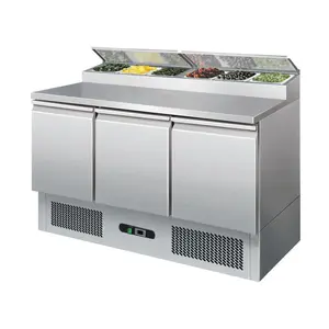 Pizzadette 3 Türen, 8 GN 1/6  137 x 70 x 101 230 V / 0,23 kW Cookmax orange