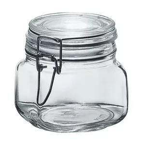 Einkochglas Ermetico 20cl mit Bügelverschluss u.Gummiring 