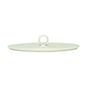 Deckel oval 12 cm Purity weiss Bauscher