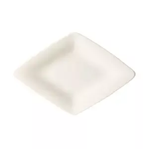Teller flach Raute 34,0x23,7cm Raffinesse creme                    -MU- Bauscher