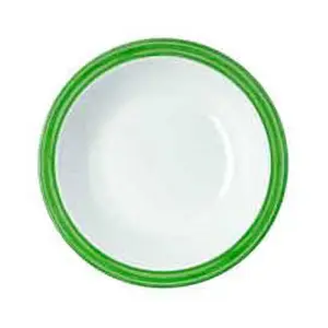 Teller tief Ø 20,5 cm Bistro Melamin Grün 