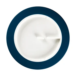 Teller Ø28cm m. Rand Fahne blau Ivoris Sensate RAK