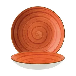 Teller tief 25cm Terracotta Bloom Bonna Premium Porcelain