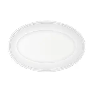 Platte 36 cm ov. steile Fahne Come4Table Weiss                - MU - Bauscher