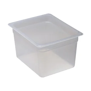 Frischhaltebox GN 1/2-200 mm PP transparent 32,5x26,5x20cm Cookmax black