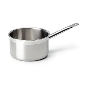 Stielkasserolle 20cm 3,8L hoch Profi  Schafferer Edelstahl Schafferer