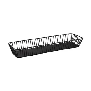 Korb GN 2/4 53 x 16,2 x 7,5 cm Urban Metall schwarz Assheuer & Pott
