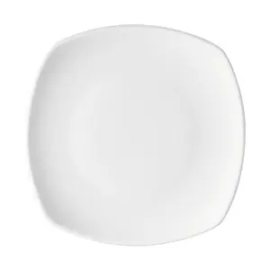 Teller flach 27cm viereckig Options Weiss Bauscher