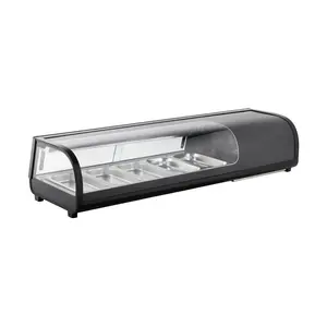 Sushivitrine 5 x GN 1/3 1350 x 420 x 265 mm Cookmax black