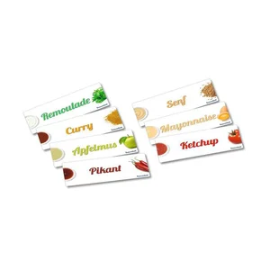 Etiketten 7 x Inhalt Saucenkuh Contacto