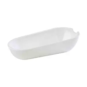 Besteck-Ablage 22,5x11cm H.6cm weiss Bowl Assheuer & Pott