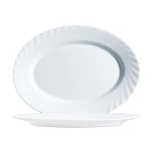 Platte oval 29cm Trianon uni Arcoroc Opal 