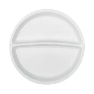 Platte rund 25cm 2tlg.          5786/25 Porzellan weiss Bauscher