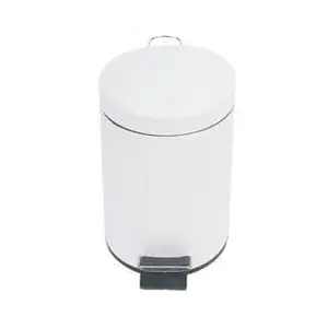 Treteimer, 5,0 l, rund Weiß Cookmax black
