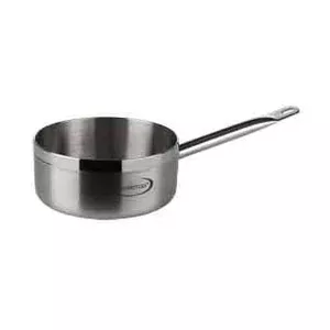 Stielkasserolle Ø 18cm 2L flach Gourmet mit Schüttrand 