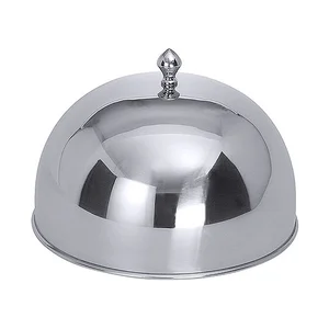 Speiseglocke 20 cm mit Edelstahl-Knopfgriff Contacto