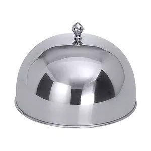 Speiseglocke 20 cm mit Edelstahl-Knopfgriff Contacto