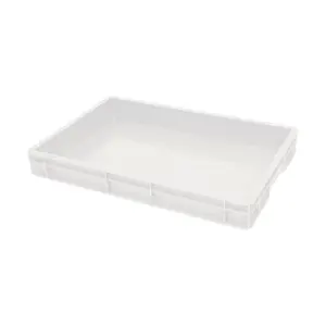 Pizzateigbox 60x40x7 cm weiß 