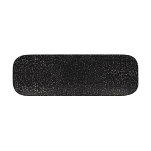 Platte rechteckig 33x11cm Fusion Impala schwarz/weiss RAK
