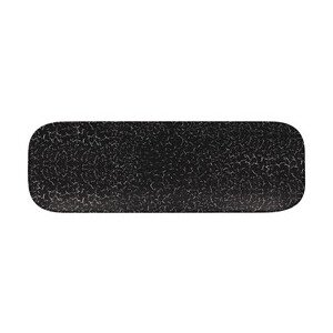 Platte rechteckig 33x11cm Fusion Impala schwarz/weiss RAK