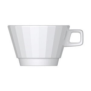 Obertasse konisch 0,35l Edge weiß Bauscher