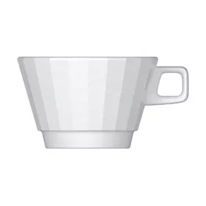 Obertasse konisch 0,35l Edge weiß Bauscher