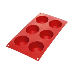 Silikonbackform Muffin 6 Mulden 