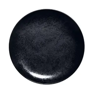 Teller flach coup 21 cm Fusion Karbon schwarz RAK